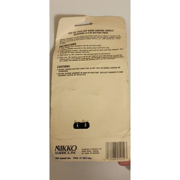 VTG Nikko # 1212 Power Supply Adapter 4 Hour Quick Charge - Use on any 9.6V Batt - Picture 7 of 7